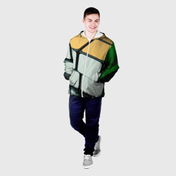 Мужская куртка 3D Фото Кубика Рубика - фото 2