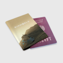 Обложка для паспорта матовая кожа RimWorld game - фото 2