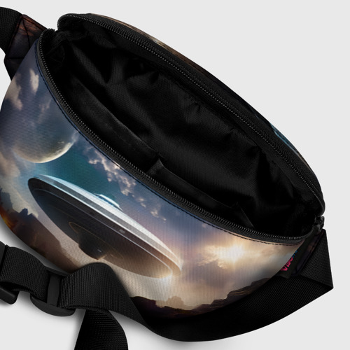 Поясная сумка 3D НЛО над горами - фото 7