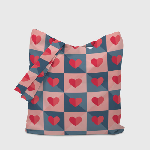 Шоппер 3D Pettern hearts - фото 4