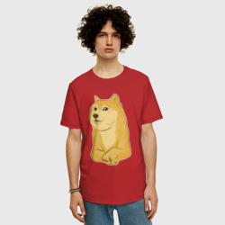 Мужская футболка хлопок Oversize Doge meme - фото 2