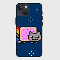 Чехол для iPhone 13 mini В стиле Nyan Cat