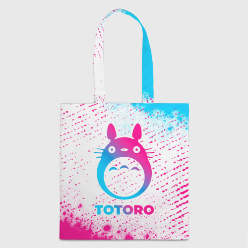 Шоппер 3D Totoro neon gradient style