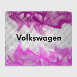 Volkswagen pro racing: надпись и символ – Плед с принтом купить со скидкой в -14%