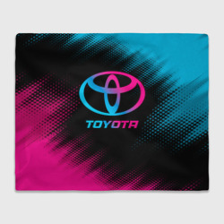 Плед 3D Toyota - neon gradient