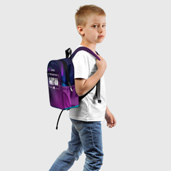 Детский рюкзак 3D Saints Row gaming champion: рамка с лого и джойстиком на неоновом фоне - фото 2