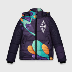 Зимняя куртка для мальчиков 3D The Sims graffity splash