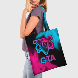 Шоппер 3D GTA - neon gradient - фото 2