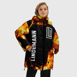 Женская зимняя куртка Oversize Lindemann и пылающий огонь - фото 2