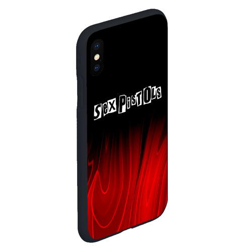 Чехол для iPhone XS Max матовый Sex Pistols red plasma - фото 3