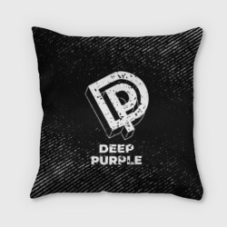 Подушка 3D Deep Purple с потертостями на темном фоне