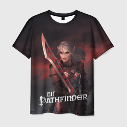 Мужская футболка 3D Pathfinder elf
