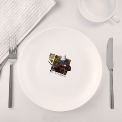 Набор: тарелка + кружка Pathfinder Kitsune - белая лиса - фото 2