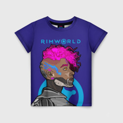 Детская футболка 3D RimWorld персонаж