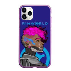 Чехол для iPhone 11 Pro Max матовый RimWorld персонаж