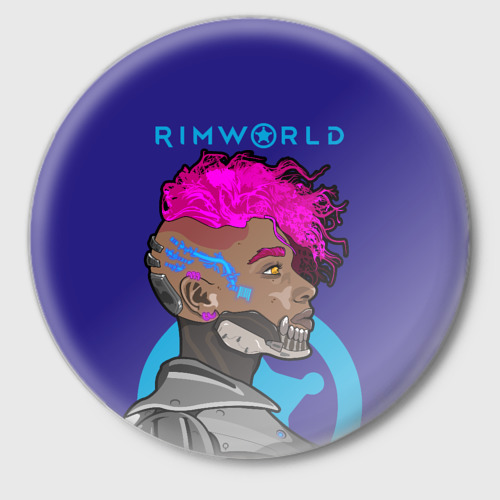 Значок RimWorld персонаж, цвет белый