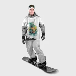 Накидка на куртку 3D Ананас в солнечных очках