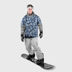 Накидка на куртку 3D Сноубордист и Лыжник - камуфляж - фото 2