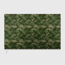 Флаг 3D Камуфляж из динозавров