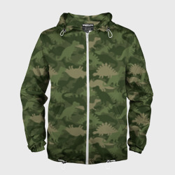 Мужская ветровка 3D Камуфляж из динозавров