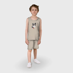 Детская пижама с шортами хлопок Навсегда в сердце - папильон - фото 2