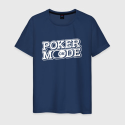 Светящаяся мужская футболка Poker mode on