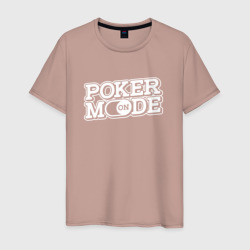 Светящаяся мужская футболка Poker mode on