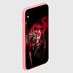 Чехол для iPhone XS Max матовый Серый страж и Морриган - фото 2