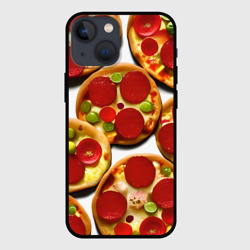 Чехол для iPhone 13 mini Паттерн пиццы
