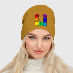 Женская шапка демисезонная Holiday colour - фото 2