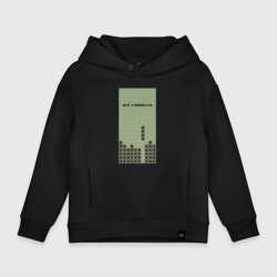 Детское худи Oversize хлопок Brick game Тетрис - всё сложится