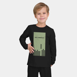 Детская пижама с лонгсливом хлопок Brick game Тетрис - всё сложится - фото 2
