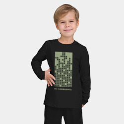 Детская пижама с лонгсливом хлопок Brick game Тетрис - не сложилось - фото 2