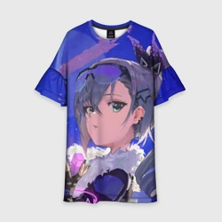 Детское платье 3D Хонкай Стар Рейл: Серебряный Волк