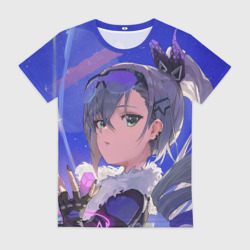 Женская футболка 3D Хонкай Стар Рейл: Серебряный Волк