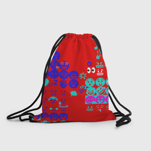 Рюкзак-мешок 3D Смайлы для настроения
