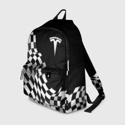 Рюкзак 3D Tesla racing flag