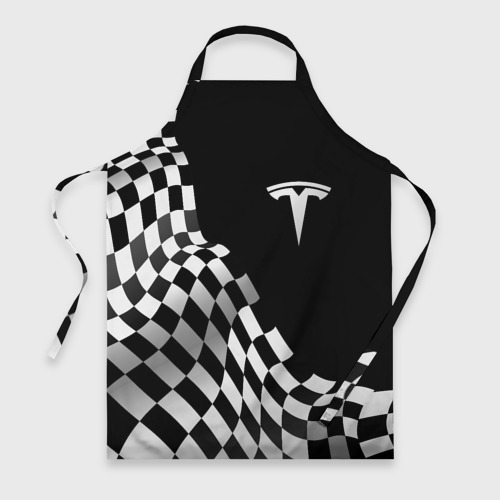 Фартук 3D Tesla racing flag