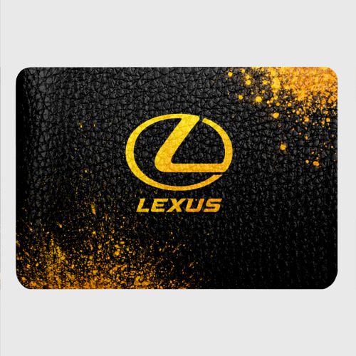 Картхолдер с принтом Lexus - gold gradient - фото 4