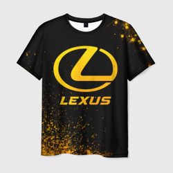 Lexus - gold gradient – Мужская футболка 3D с принтом купить со скидкой в -26%