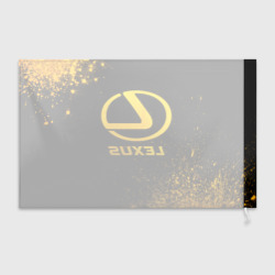 Флаг 3D Lexus - gold gradient - фото 2