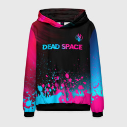 Мужская толстовка 3D Dead Space - neon gradient: символ сверху