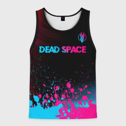 Мужская майка 3D Dead Space - neon gradient: символ сверху