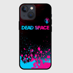 Чехол для iPhone 13 mini Dead Space - neon gradient: символ сверху