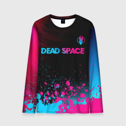 Мужской лонгслив 3D Dead Space - neon gradient: символ сверху