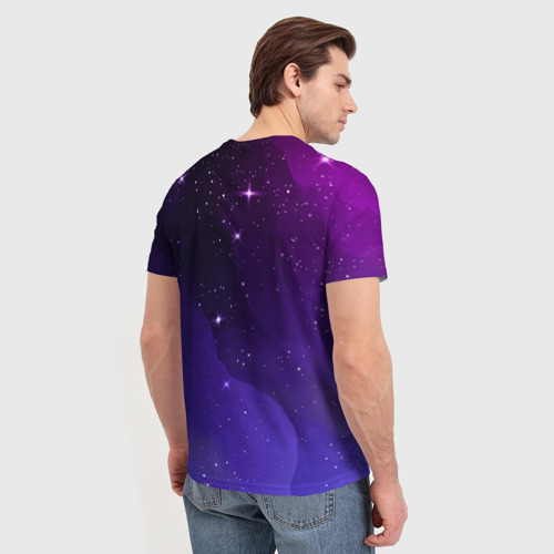Мужская футболка 3D HIM просто космос, цвет 3D печать - фото 4