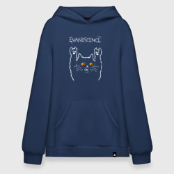 Худи SuperOversize хлопок Evanescence rock cat