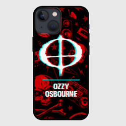 Чехол для iPhone 13 mini Ozzy Osbourne rock glitch