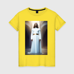 Женская футболка хлопок Иисус Христос