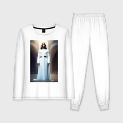 Женская пижама с лонгсливом хлопок Иисус Христос